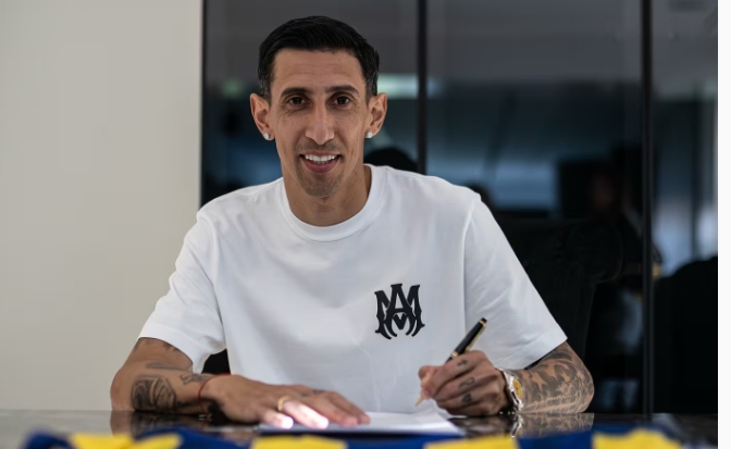 Di María será presentado este mediodía como nuevo jugador de Rosario Central